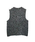 【予約】tweed knit fringe vest