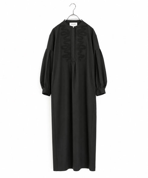 10/16発売予定【SOI-MeME】diamond tuck embroidery modern dress