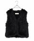 10/16発売予定 2way shaggy knit vest