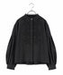 10/16発売予定【SOI-MeME】diamond tuck embroidery modern blouse