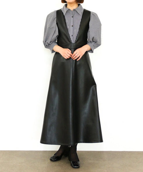 modern strip volume sleeve shirt