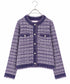 boucle tweed knit jacket