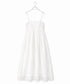 sheer starched cotton 2way cami skirt