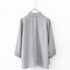 picot raffle collar tuck blouse