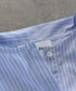 【SOI-MeME】stripe embroidery tie blouse
