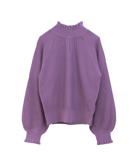 rayon nylon ripple 2way blouse knit