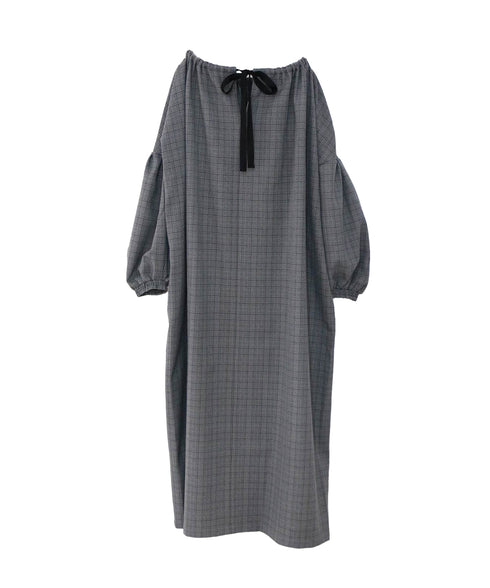 glen check 2way one-piece