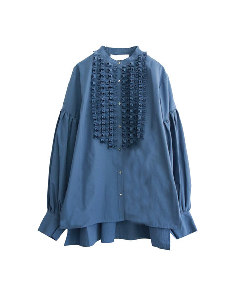 【再入荷】modern tuck frill blouse