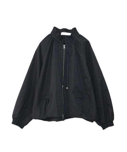 pleats twill blouson