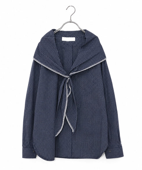 modern tie raglan blouse