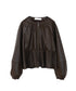 eco leather pleats jacket