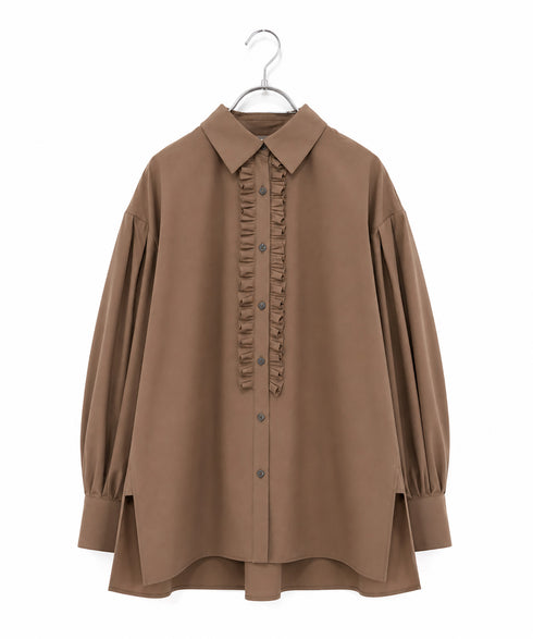 tuck frill modern volume shirt