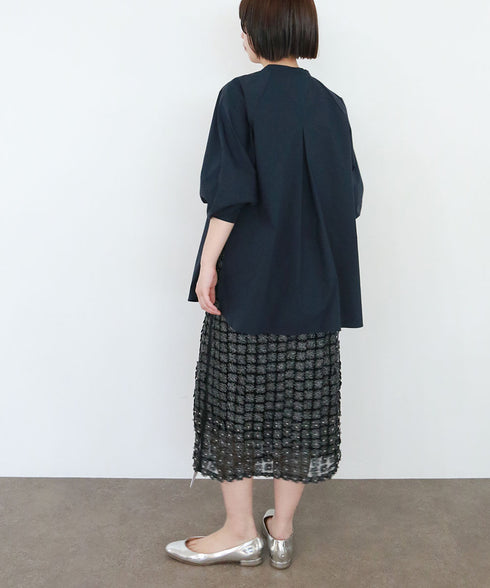 再入荷【SOI-MeME】pearl lame lace blouse