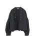 【SOI-MeME】code embroidery pearl blouse