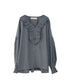 pleats jabot blouse
