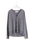 16G lame knit raglan cardigan