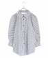 modern strip volume sleeve shirt