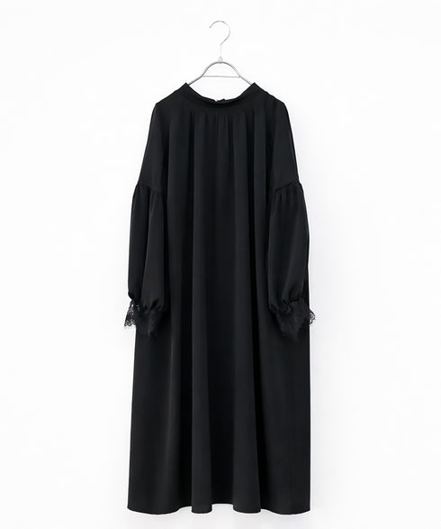 2way shirring gather tie dress