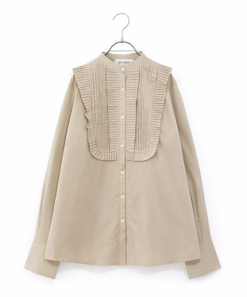 【SOI-MeME】tuck pleats jabot blouse