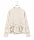 <9/4発売>spiral ruffle modern blouse