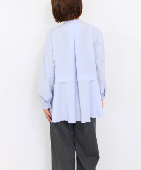 <9/4発売>tuck frill flare shirt