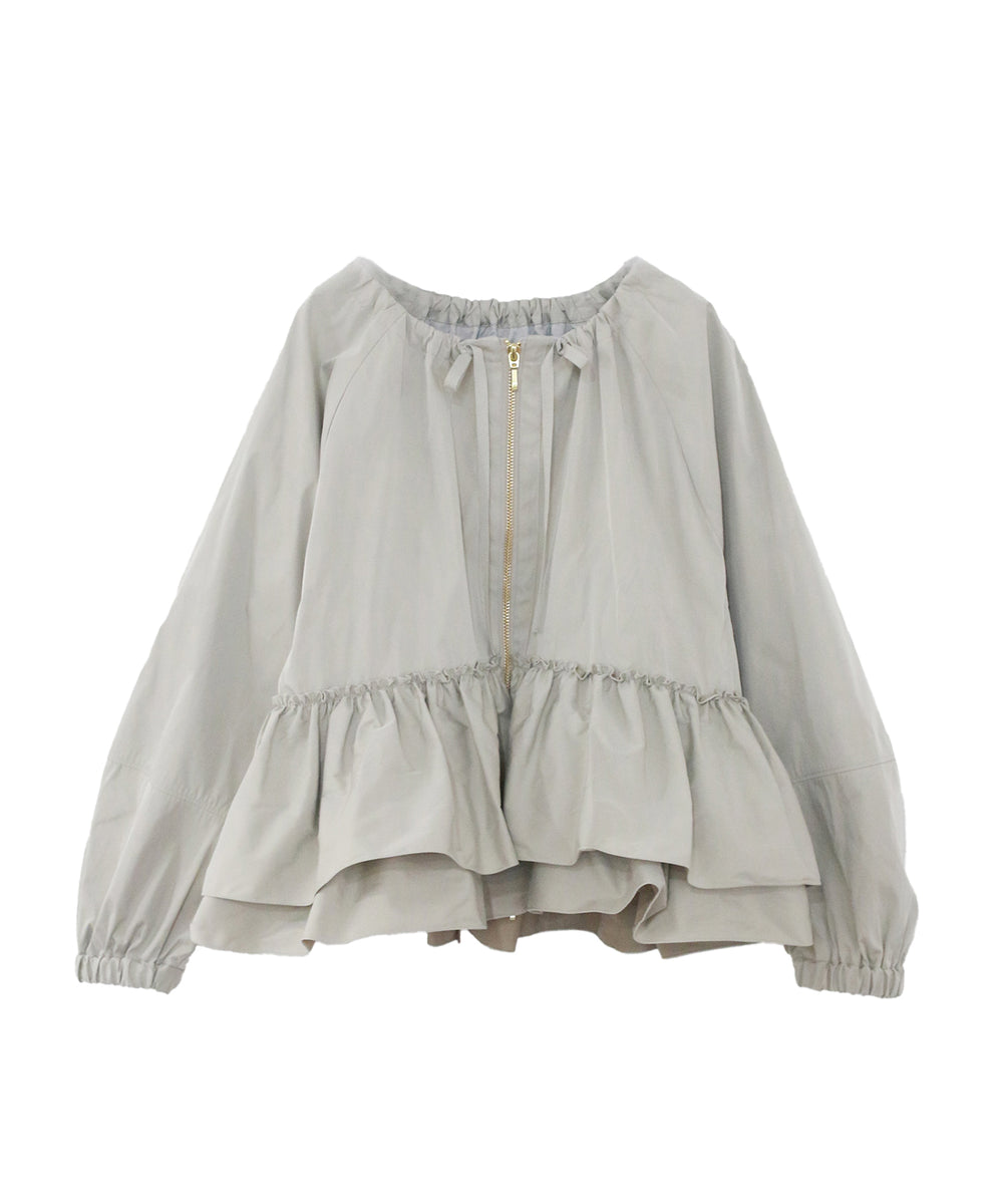 spiral taffeta raffle blouson – MARILYN MOON OFFICIAL ONLINE