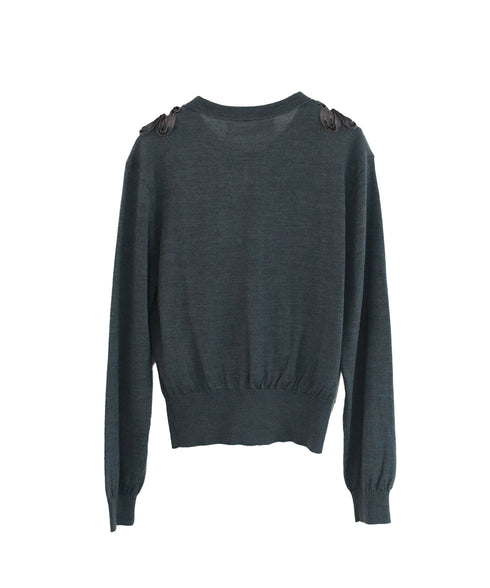 【再入荷】code embroidery cardigan