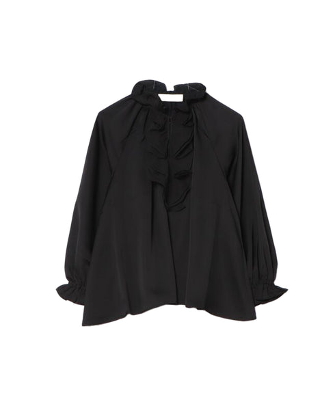frill jabot blouse