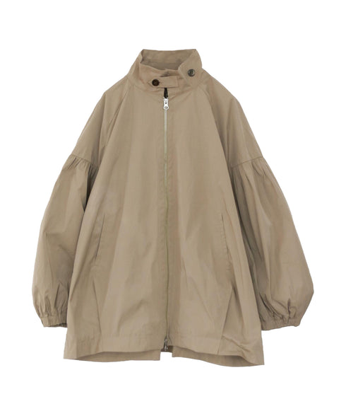 【再入荷】 volume sleeve taffeta mid-blouson