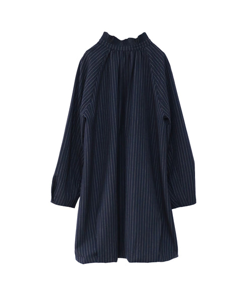 pleats cocoon mid-blouson