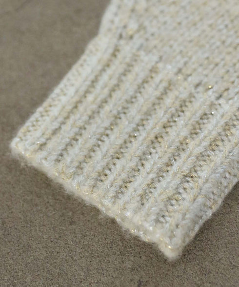 10/9発売予定 【SOI-MeME】lame knit raglan cardigan
