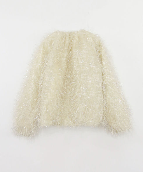 【SOI-MeME】sheer fringe jacket
