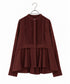 【人気定番】tuck frill flare shirt