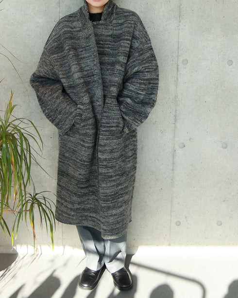 【SOI-MeME】boiled wool knit coat