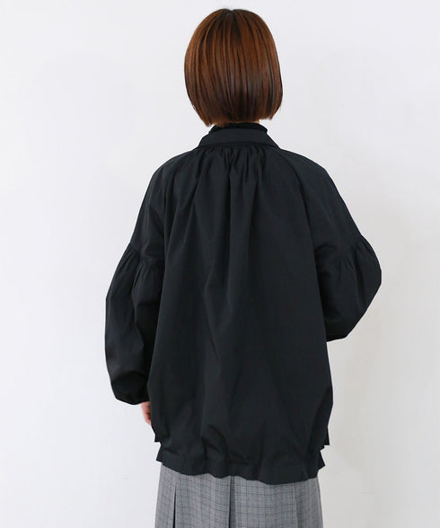 【再入荷】 volume sleeve taffeta mid-blouson