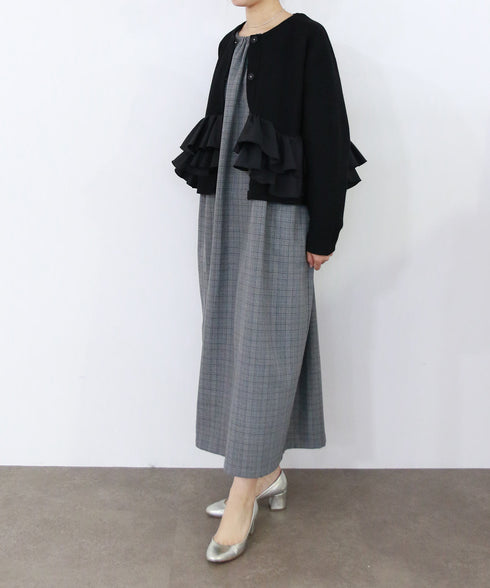 glen check 2way one-piece