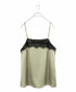 【SOI-MeME】eyelash lace satin camisole