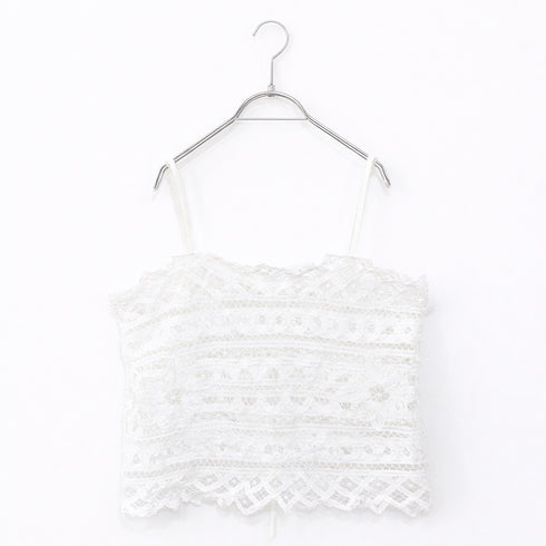 batten lace camisole