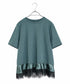 eyelash lace hem cut-sew