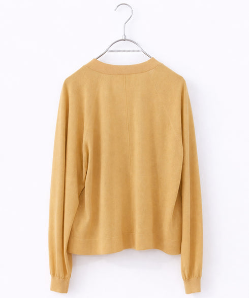 16G paper knit cocoon sleeve cardigan