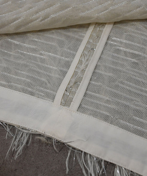 【SOI-MeME】sheer fringe skirt