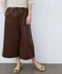 soft eco-leather half pants