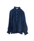Sheer jabot lace blouse