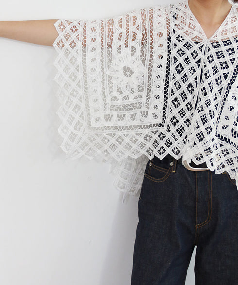 【SOI-MeME】batten lace 3way vest