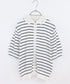 cotton nylon lace color knit cardigan
