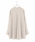 <8/28発売>【SOI-MeME】crystal pleats satin shirt