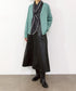 16G lame knit raglan cardigan
