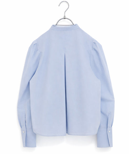 modern sleeve jabot blouse