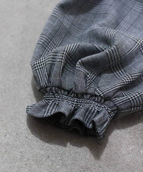 glen check 2way one-piece