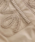 【SOI-MeME】diamond tuck embroidery blouse